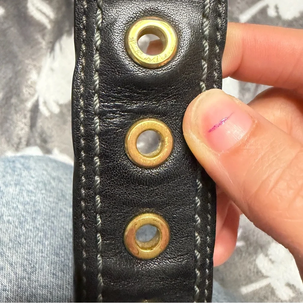 Coach Soho Black Leather Hobo Bag Brass Hardware 12406 - Picture 8 of 11